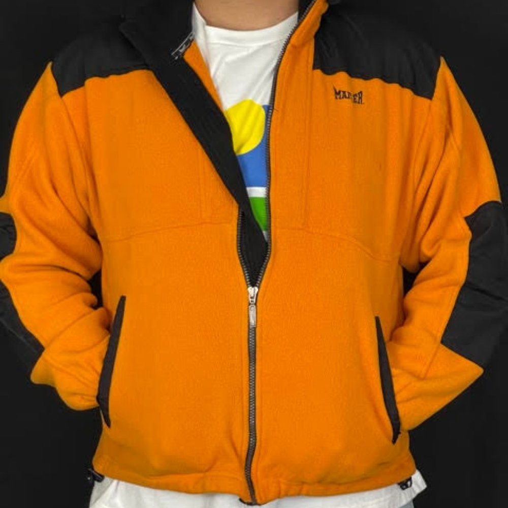 Orange and black Marker Jacket